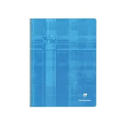 Clairefontaine - Cahier à spirale 24 x 32 cm - 100 pages - petits carreaux (5x5 mm) - disponible dans différentes couleurs