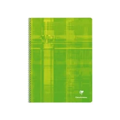 Clairefontaine - Cahier à spirale 24 x 32 cm - 180 pages - petits carreaux (5x5 mm) - disponible dans différentes couleurs
