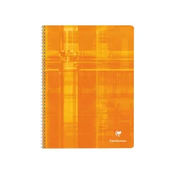Clairefontaine - Cahier à spirale 24 x 32 cm - 180 pages - grands carreaux (Seyes) - disponible dans différentes couleurs