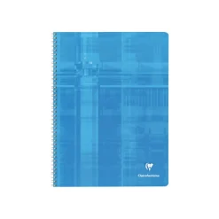 Clairefontaine - Cahier à spirale 24 x 32 cm - 180 pages - grands carreaux (Seyes) - disponible dans différentes couleurs