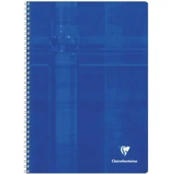 Clairefontaine - Cahier à spirale A4 (21x29,7 cm) - 100 pages - petits carreaux (5x5 mm) - disponible dans différentes couleurs