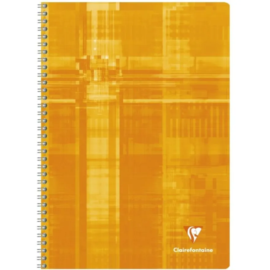 Clairefontaine - Cahier à spirale A4 (21x29,7 cm) - 100 pages - petits carreaux (5x5 mm) - disponible dans différentes couleurs
