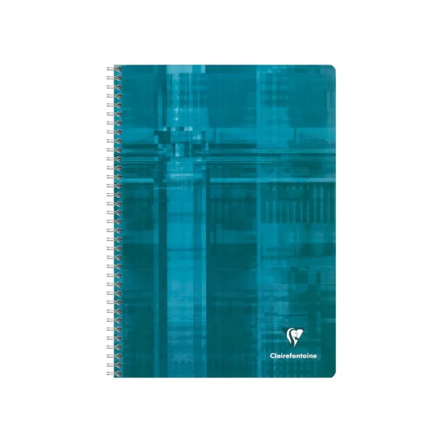 Clairefontaine - Cahier à spirale A4 (21x29,7 cm) - 180 pages - petits carreaux (5x5 mm) - disponible dans différentes couleurs