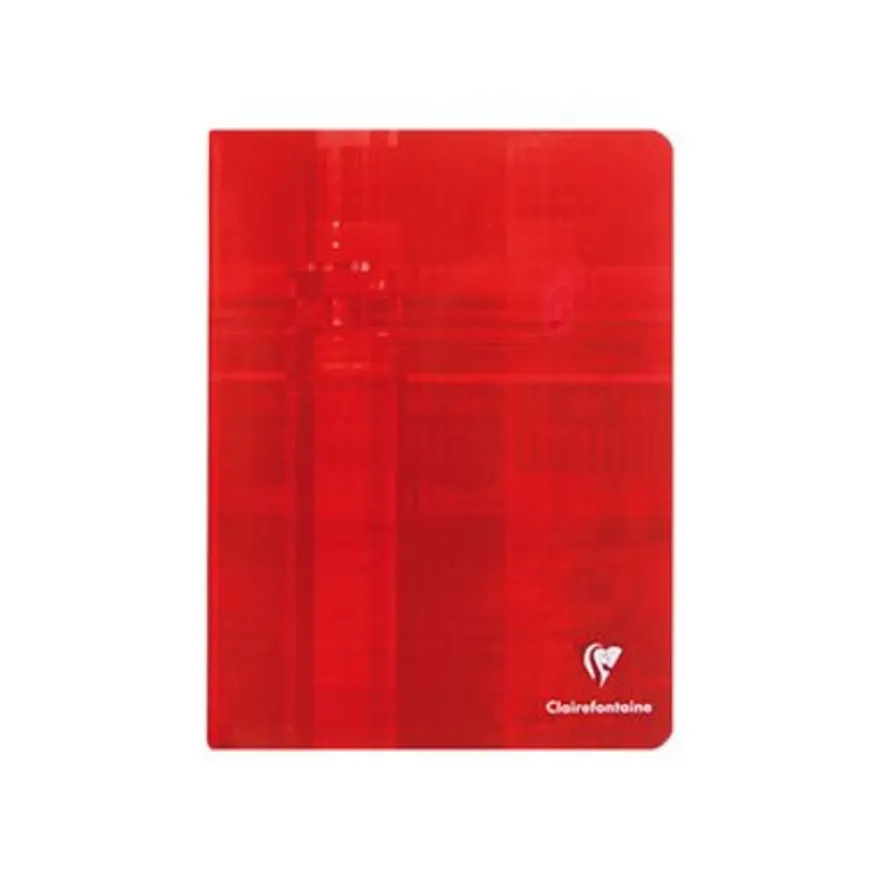 Clairefontaine - Cahier 17 x 22 cm - 48 pages - grands carreaux (Seyes) - disponible dans différentes couleurs