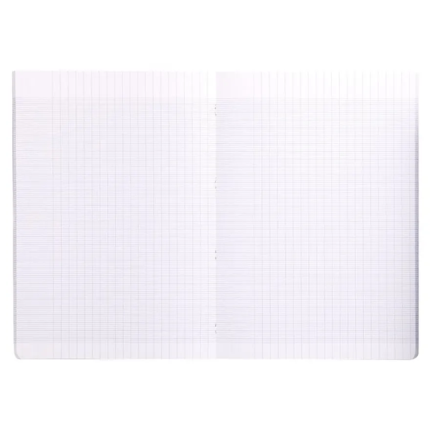 Clairefontaine - Cahier A4 (21x29,7 cm) - 96 pages - grands carreaux (Seyes) - disponible dans différentes couleurs