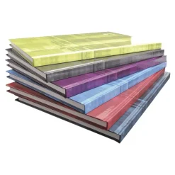 Clairefontaine - Cahier broché rigide A4 (21x29,7 cm) - 192 pages - grands carreaux (Seyes) - disponible dans différentes couleurs
