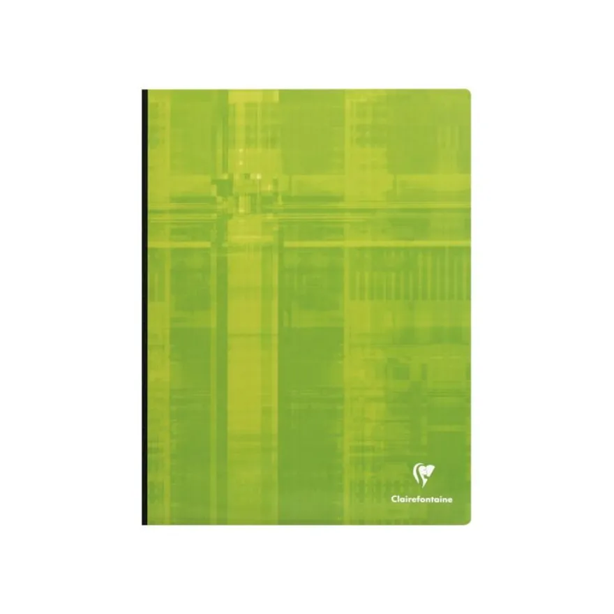 Clairefontaine - Cahier broché 24 x 32 cm - 192 pages - grands carreaux (Seyes) - disponible dans différentes couleurs