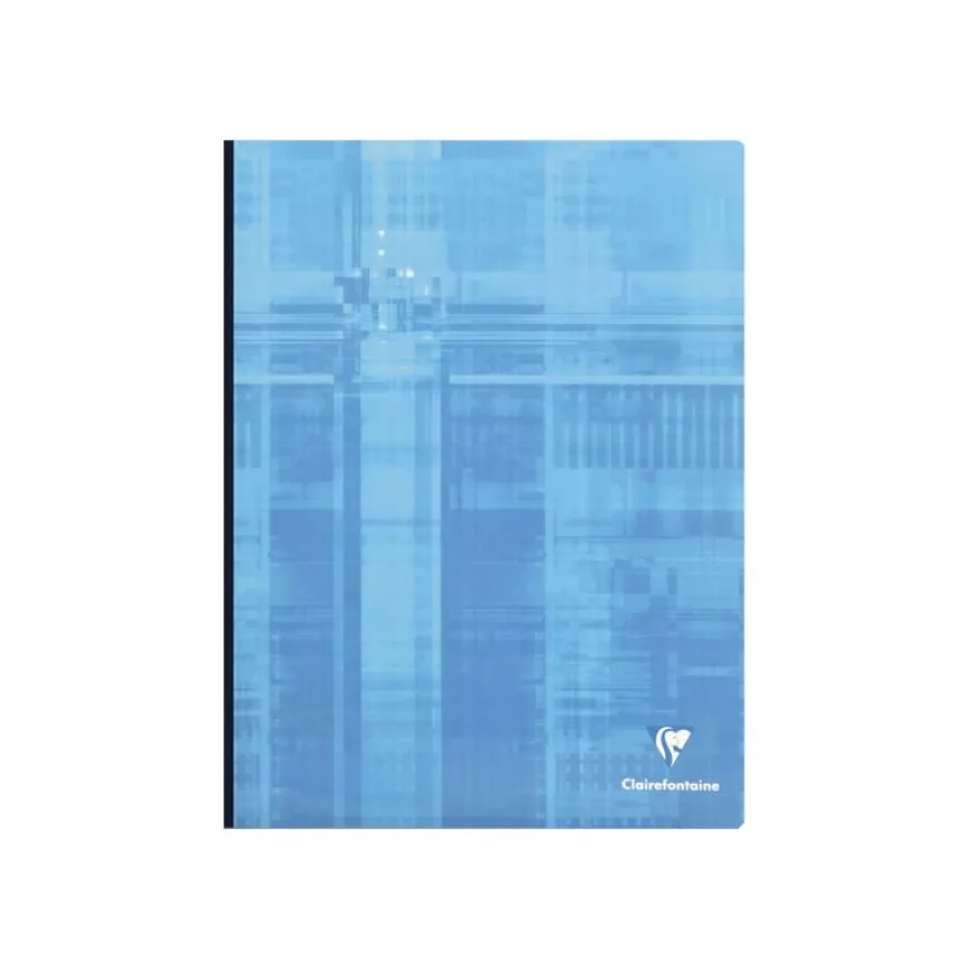 Clairefontaine - Cahier broché 24 x 32 cm - 192 pages - grands carreaux (Seyes) - disponible dans différentes couleurs