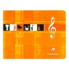 Clairefontaine - Cahier de musique 17 x 22 cm - format à l'italienne - 48 pages