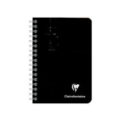Clairefontaine - Carnet à spirale 9 x 14 cm - 100 pages - petits carreaux (5x5 mm) - disponible dans différentes couleurs