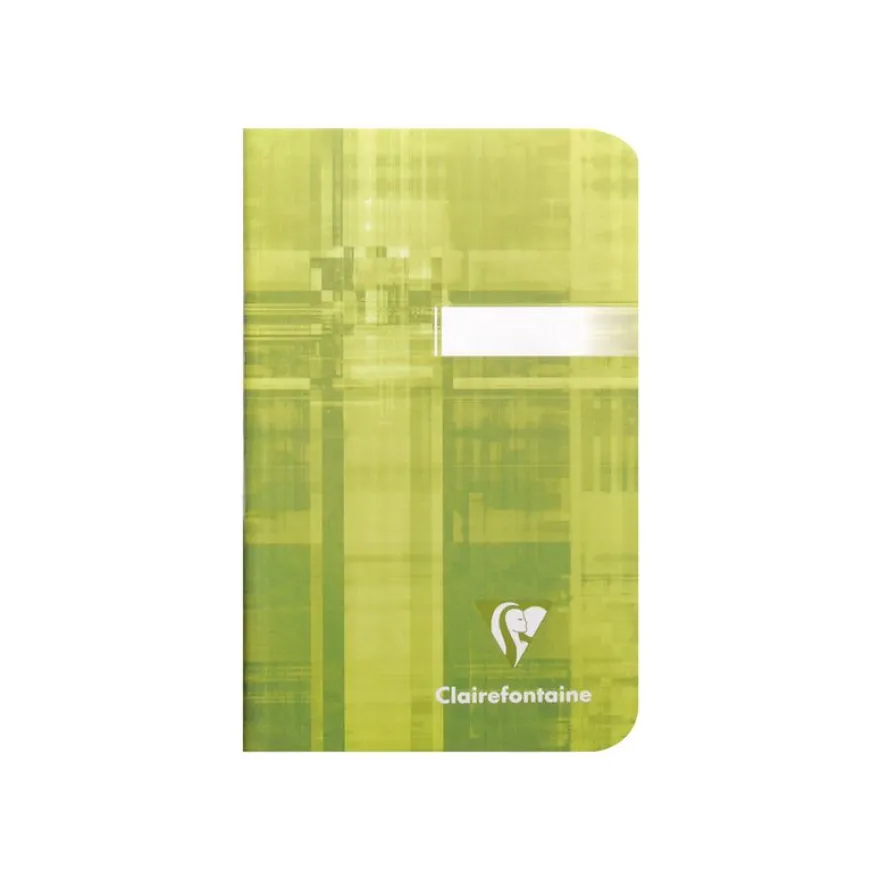 Clairefontaine - Carnet 9 x 14 cm - 96 pages - petits carreaux (5x5 mm) - disponible dans différentes couleurs