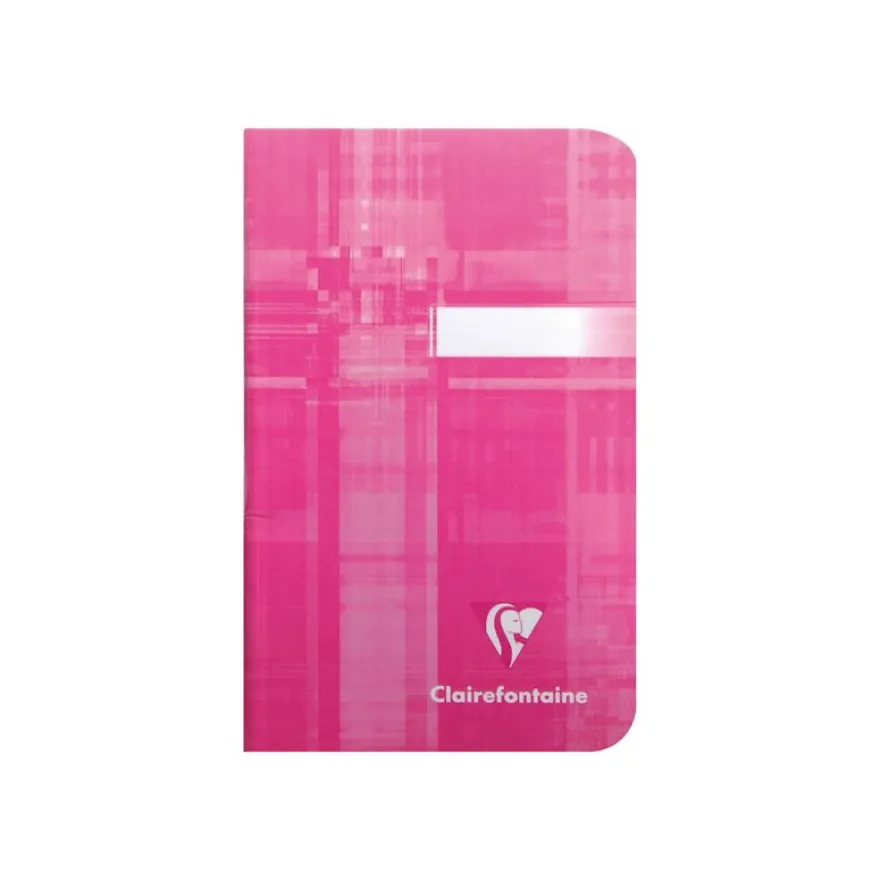 Clairefontaine - Carnet 9 x 14 cm - 96 pages - petits carreaux (5x5 mm) - disponible dans différentes couleurs