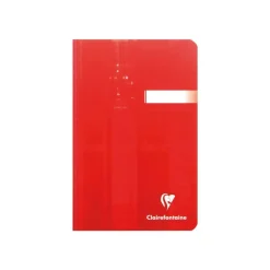 Clairefontaine - Carnet broché 11 x 17 cm - 192 pages - petits carreaux (5x5 mm) - disponible dans différentes couleurs