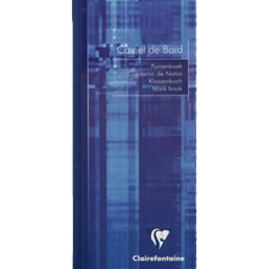 Clairefontaine - Carnet de bord enseignant - 8.5 x 20 cm - 120 pages - disponible dans différentes couleurs