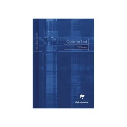 Clairefontaine - Carnet de bord enseignant (7 classes) - A4 - 48 pages - disponible dans différentes couleurs