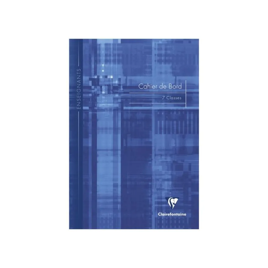 Clairefontaine - Carnet de bord enseignant (7 classes) - A4 - 48 pages - disponible dans différentes couleurs