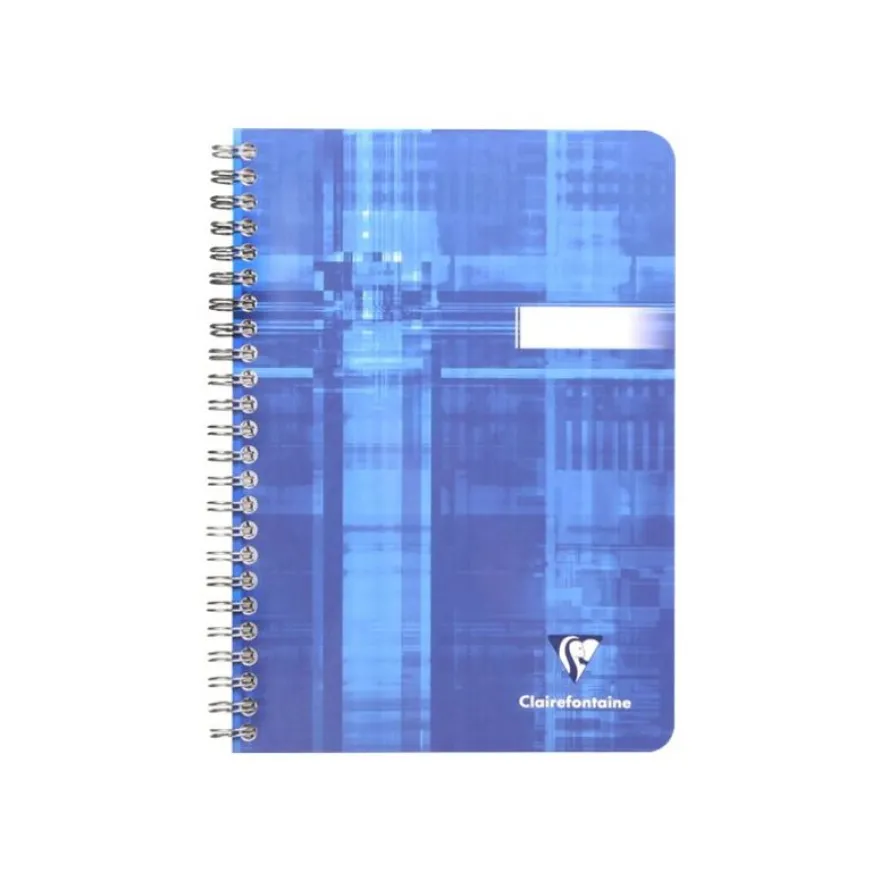 Clairefontaine - Carnet de notes à spirale - A5 - 100 pages - petits carreaux