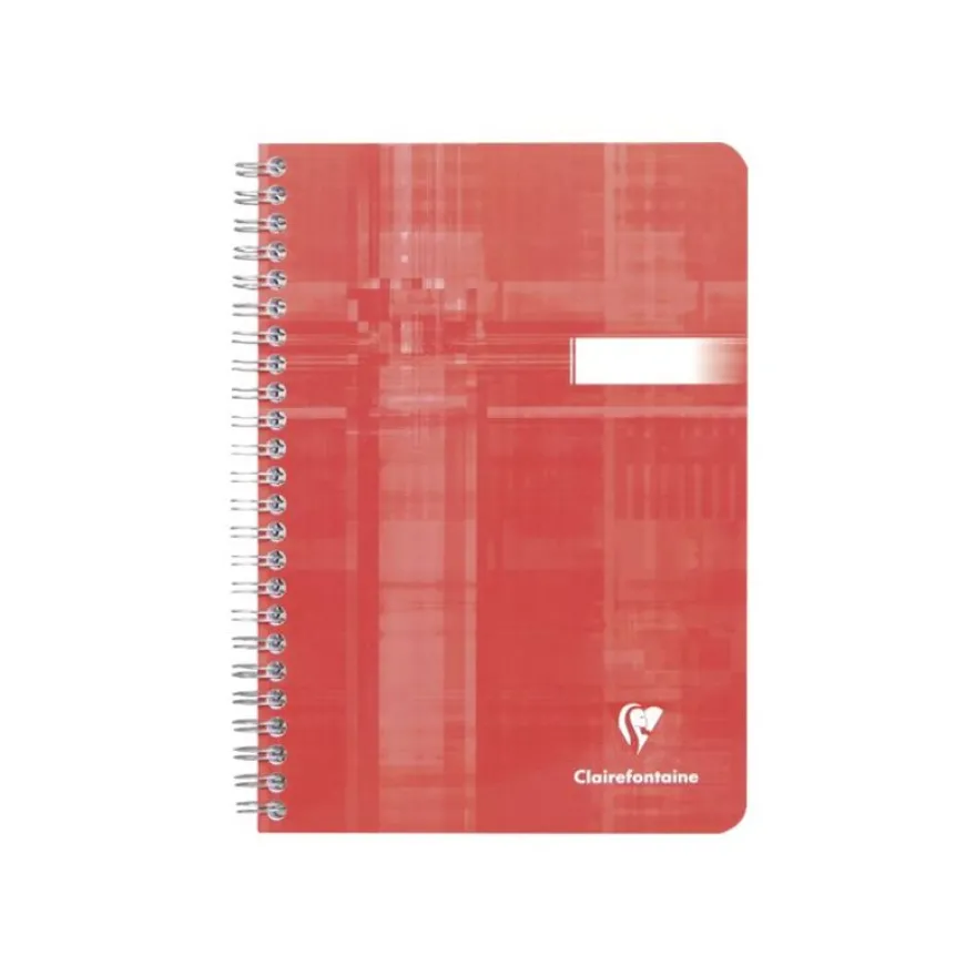 Clairefontaine - Carnet de notes à spirale - A5 - 100 pages - petits carreaux