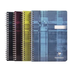 Clairefontaine - Carnet de notes à spirale - A5 - 100 pages - petits carreaux