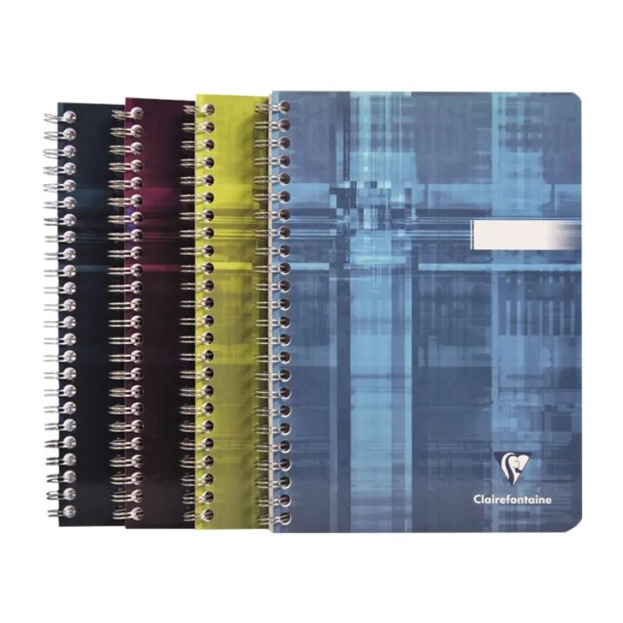 Clairefontaine - Carnet de notes à spirale - A5 - 100 pages - petits carreaux