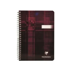 Clairefontaine - Carnet de notes à spirale - A5 - 100 pages - petits carreaux