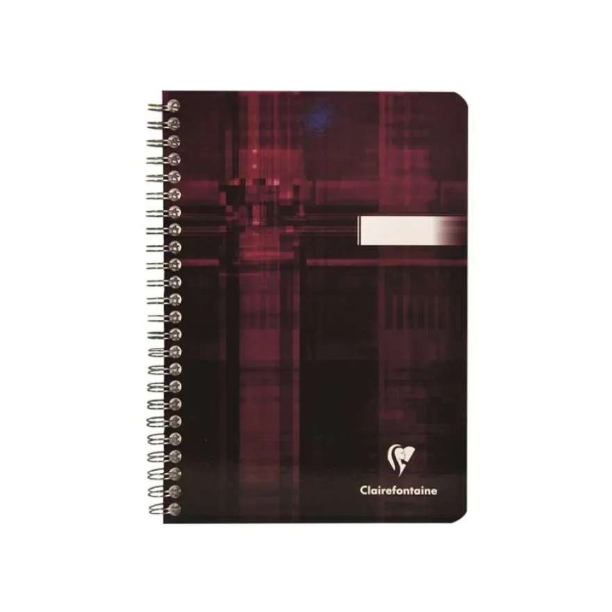 Clairefontaine - Carnet de notes à spirale - A5 - 100 pages - petits carreaux