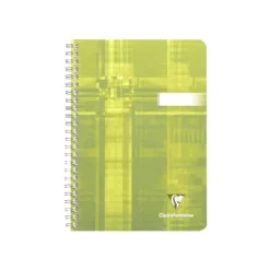 Clairefontaine - Carnet de notes à spirale - A5 - 100 pages - petits carreaux