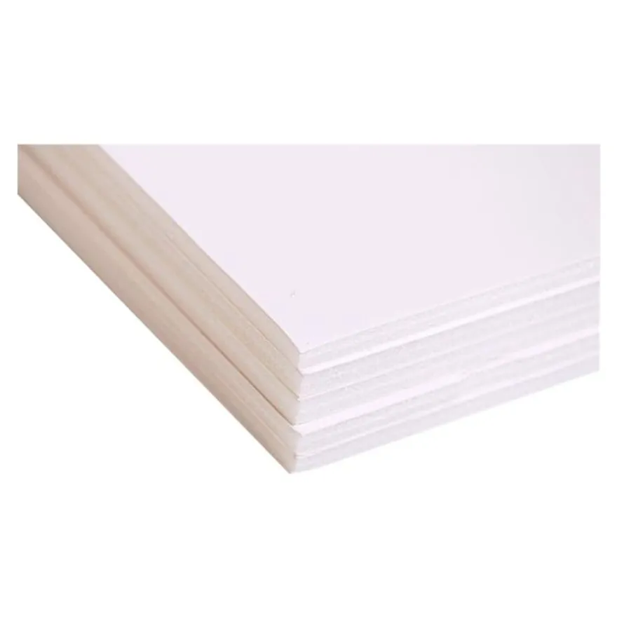 Clairefontaine - Carton mousse - 5 feuilles de 50 x 65 cm - 5 mm - blanc