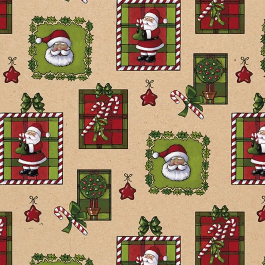 Clairefontaine - Papier cadeau - 70 cm x 2 m - 60 g/m² - différents motifs Noël