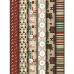 Clairefontaine - Papier cadeau - 70 cm x 2 m - 60 g/m² - différents motifs Noël