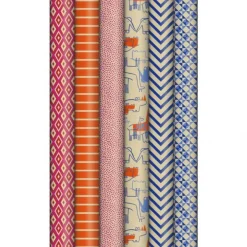 Clairefontaine - Papier cadeau kraft - 70 cm x 2 m - 60 g/m² - différents motifs disponibles