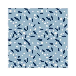 Clairefontaine - Papier cadeau kraft - 70 cm x 50 m - 70 g/m² - bleu/blanc