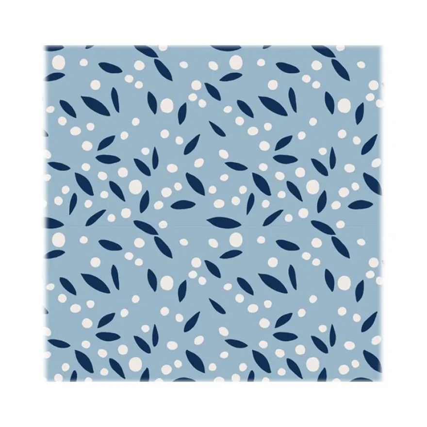 Clairefontaine - Papier cadeau kraft - 70 cm x 50 m - 70 g/m² - bleu/blanc