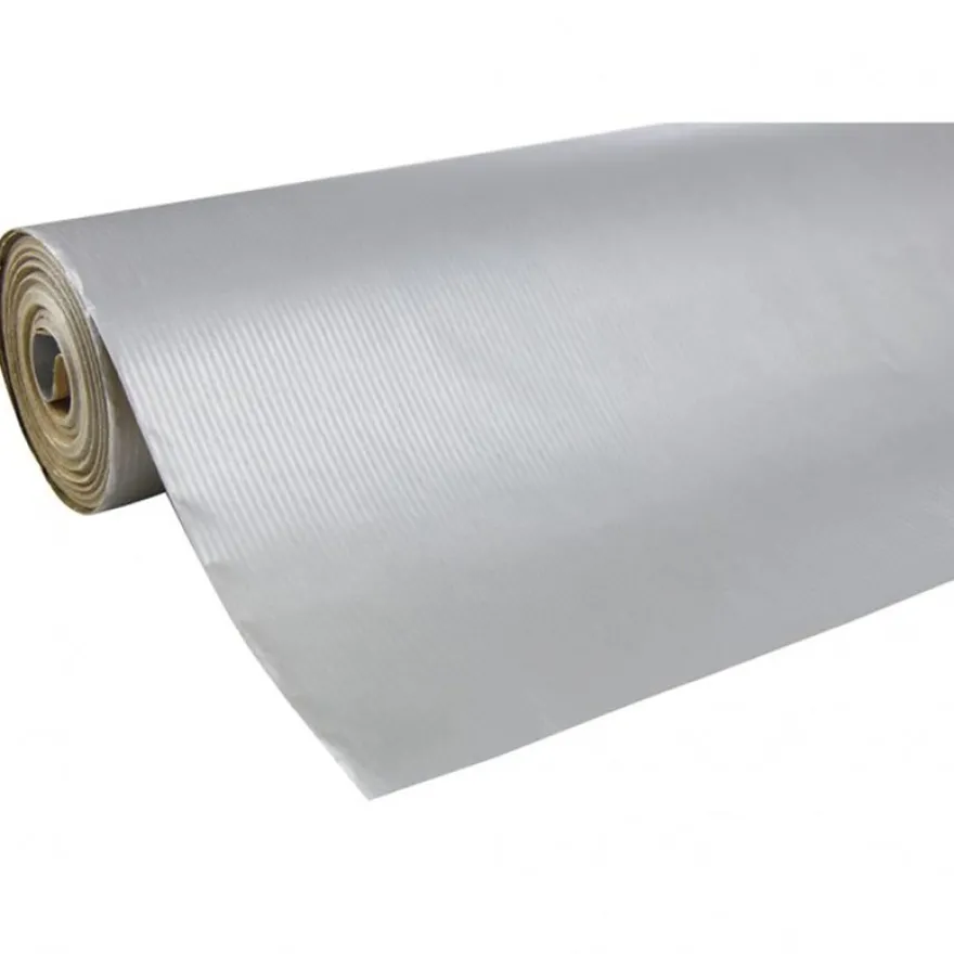 Clairefontaine - Papier cadeau kraft - 70 cm x 50 m - 60 g/m² - argenté