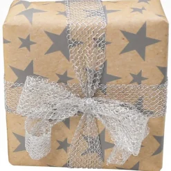 Clairefontaine - Papier cadeau kraft - 70 cm x 50 m - 60 g/m² - étoiles