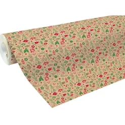 Clairefontaine - Papier cadeau kraft - 70 cm x 50 m - décorations de Noël