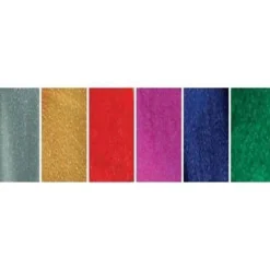 Clairefontaine - Papier crépon métallisé - 50 cm x 2,5 m - 80 g/m² - disponible dans différentes couleurs
