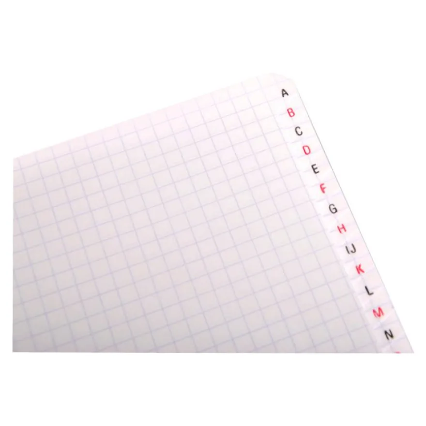 Clairefontaine - Répertoire à spirale 11 x 17 cm - 100 pages - petits carreaux (5x5 mm) - disponible dans différentes couleurs