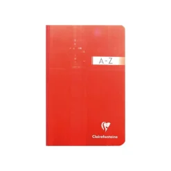 Clairefontaine - Répertoire broché A4 (21x29,7 cm) - 192 pages - petits carreaux (5x5 mm) - disponible dans différentes couleurs