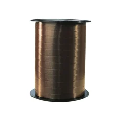 Clairefontaine - Ruban d'emballage cadeau - 0.7 cm x 500 m - chocolat - polypropylène
