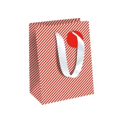 Clairefontaine - Sac cadeau - moyen - 21.5 cm x 10.2 cm x 25.3 cm - rouge
