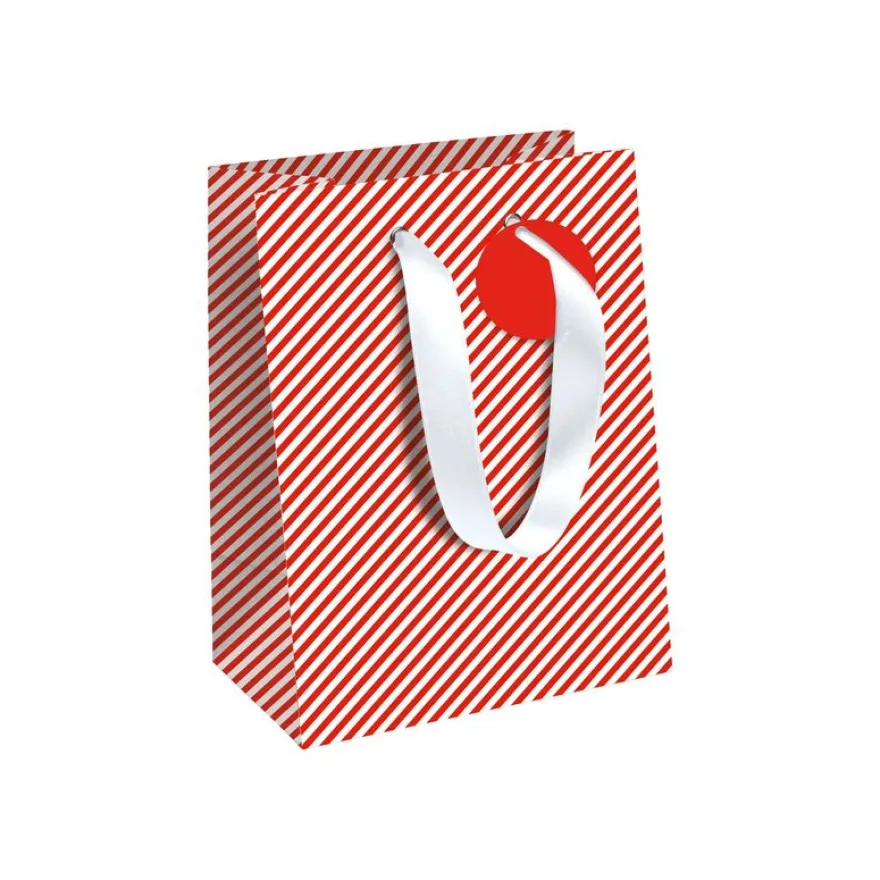 Clairefontaine - Sac cadeau - moyen - 21.5 cm x 10.2 cm x 25.3 cm - rouge