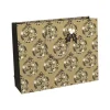 Clairefontaine - Sac cadeau kraft - holly noir et or - 37,3 cm x 11,8 cm x 27,5 cm