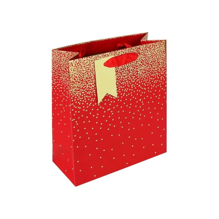 Clairefontaine - Sac cadeau moyen 21,5 x 10,2 x 25,3 cm - dégradé - red ombre