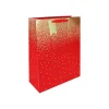 Clairefontaine - Sac cadeau grand 26,5 x 14 x 33 cm - dégradé - rouge