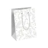 Clairefontaine - Sac cadeau - 21,5 cm x 10,2 cm x 25,3 cm - blanc/gris