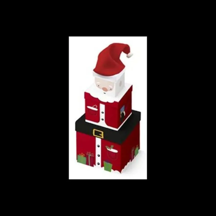Clairefontaine - Set de boîtes cadeaux 'Père Noël' - 3 pièces
