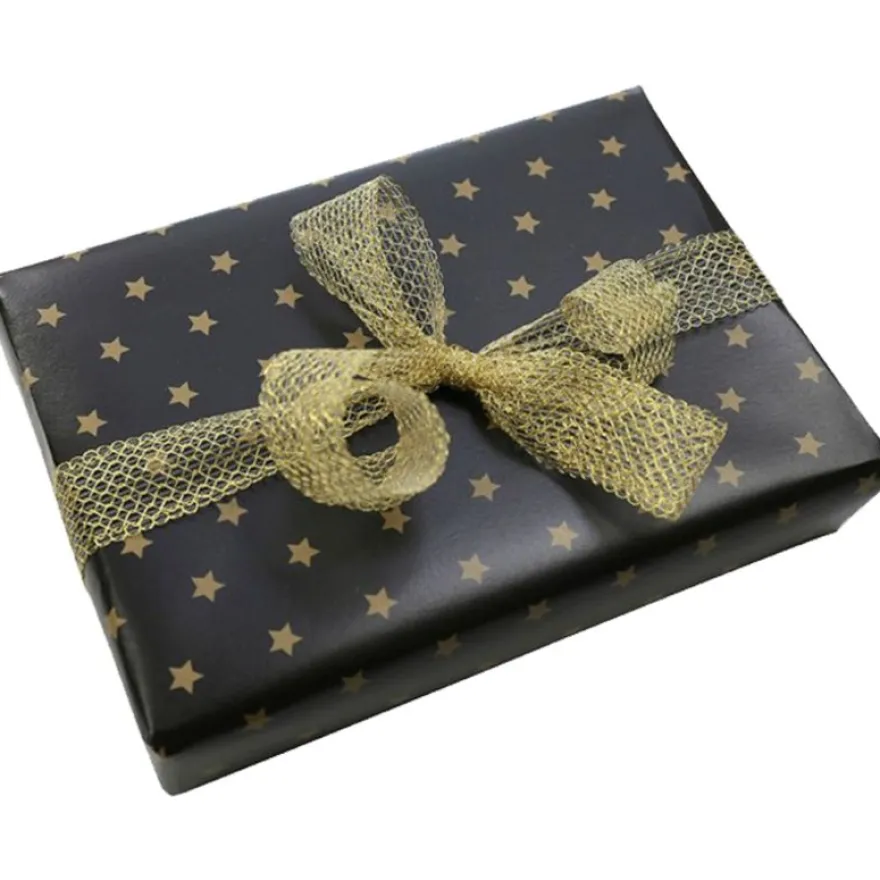 Clairefontaine Alliance - Papier cadeau - 70 cm x 50 m - 60 g/m² - motif Noël étoiles