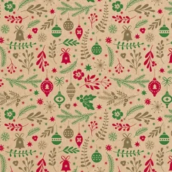 Clairefontaine Alliance - Papier cadeau - 70 cm x 50 m - 60 g/m² - pois fond rouge