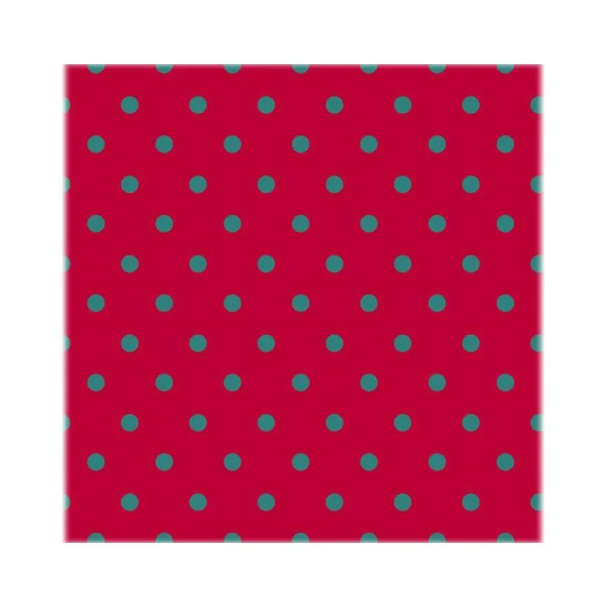 Clairefontaine Alliance - Papier cadeau - 70 cm x 50 m - 60 g/m² - rouge et pois verts